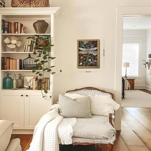 Framed Vintage 3D Textured Wall Art - Image 3