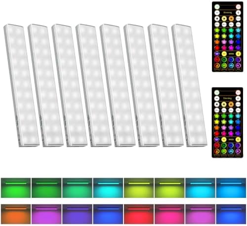 EZVALO 80RGB Display Shelf Lights, LED Under Cabient Light by EZVALO