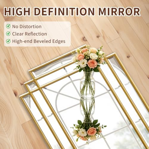 42"x16" Rectangle Beveled Wall Mirror - Image 2