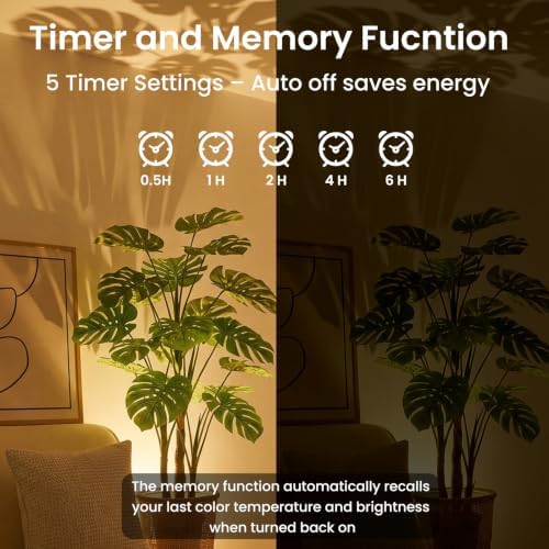 2 Pack Dimmable Uplights Indoor Floor Can Lights - Image 4