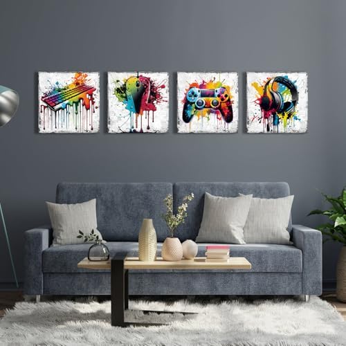 Banksy Giaffiti Wall Art Game Room Decor - Image 3
