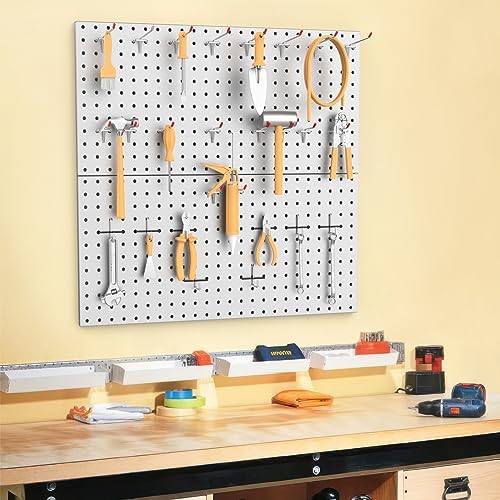 WALMANN 2 PCS 12x24 in Pegboard Panels, 24x24 in Tools Pegboards - Image 2