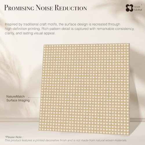 Soon Global Acoustic Wall Panels, Cane Lattice - Image 5