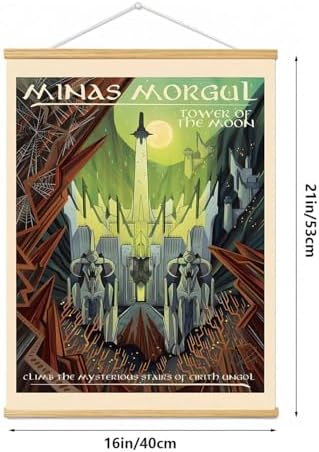 Middle Earth Landscape Wall Art Prints Canvas PaintingFantasy Posters, Wall - Image 4