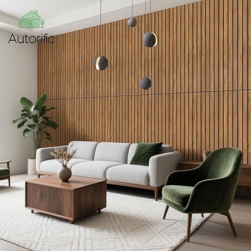 Acoustic Wall Panels, 10 Pack Sound Panels, 47.2”x23.6”, Rustic Teak - Image 4