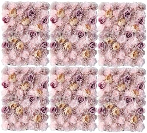 Flower Wall Backdrop 6 Panels 16×24 Inch by BloomTrend