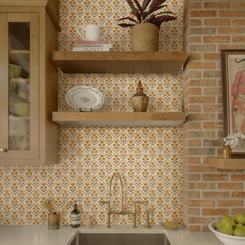Dimoon 394"x17.3" Peel and Stick Wallpaper Floral Cute Contact Paper Vintage - Image 6
