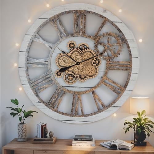 ImprovingLife The Gears Clock 36'' Inch Real Moving Gear Wall Clock Vintage by THEGEARSCLOCK