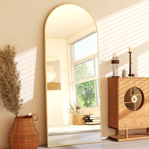65"x24"Arched Full Length Mirror by WISSMIELSHOME