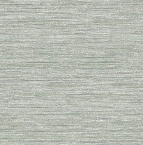 Scott Living 2964-25964 Barnaby Sage Faux Grasscloth Wallpaper by ScottLivingbyDrewJonathan