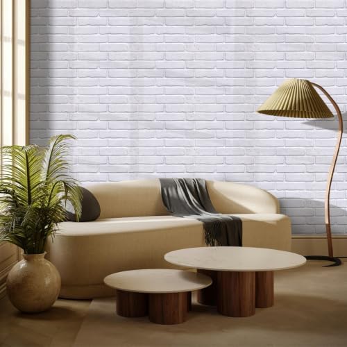 Commomy 3D Faux Brick Wall Panels Peel and Stick - Image 3