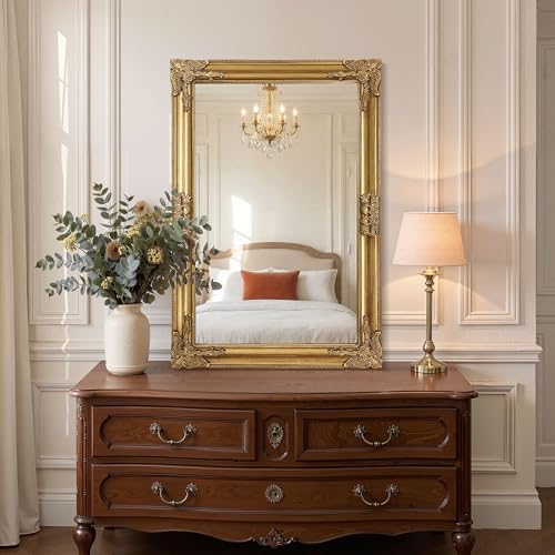 Vintage Gold Mirror for Wall - Image 6