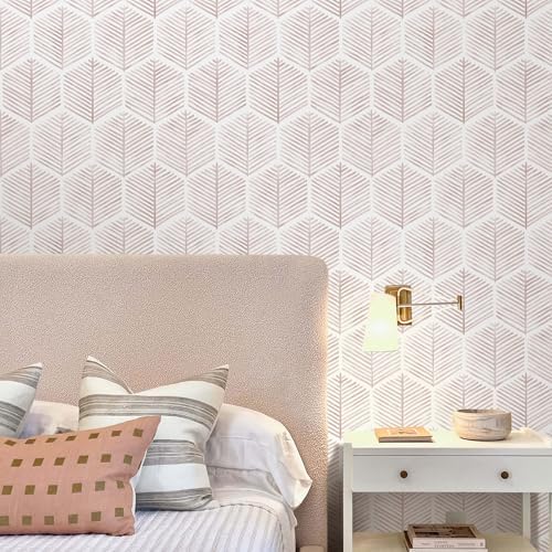 MelunMer Modern Peel and Stick Wallpaper Boho Contact Paper 17.3''×276'' - Image 4