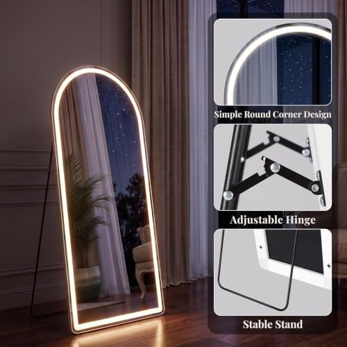 16"x60" Arched Full Length Mirror - Image 3