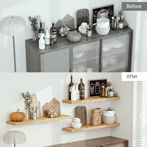 Vivelove Single Floating Shelves 48x10” Set of 1 - Image 6
