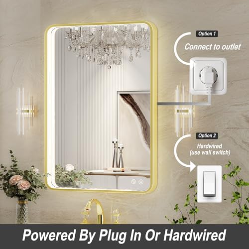 20X28 Inch LED Bathroom Mirror, 3 Color - Image 5