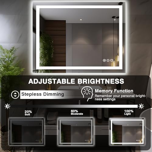 EchosLife 44"x36" LED Light Mirror - Image 5