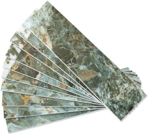 AULIGET 4-Piece Polished Green Marble by AULIGET