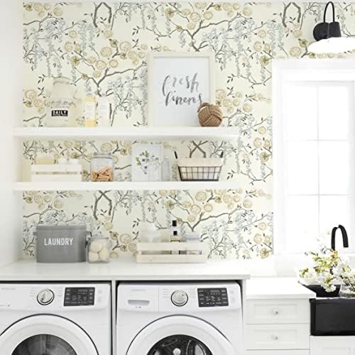 Orainege Peel and Stick Wallpaper Vintage Floral Contact Paper - Image 4