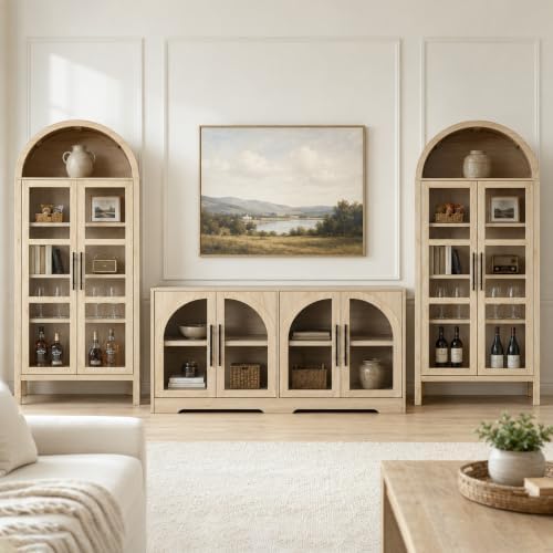 3-Piece Arched Storage Cabinet Set by StellaMia