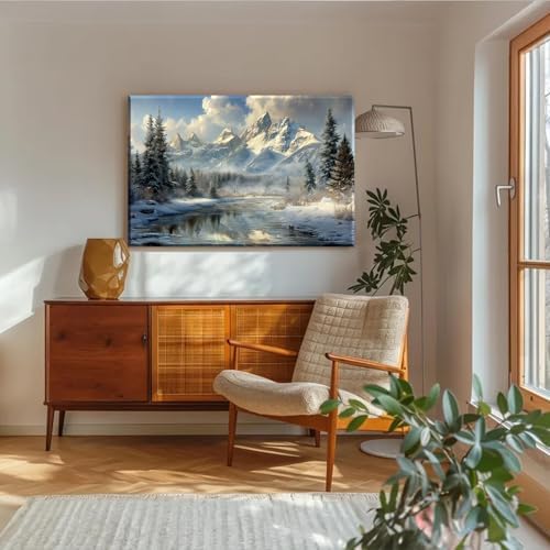 Serene Landscape Canvas Wall Art - Image 4