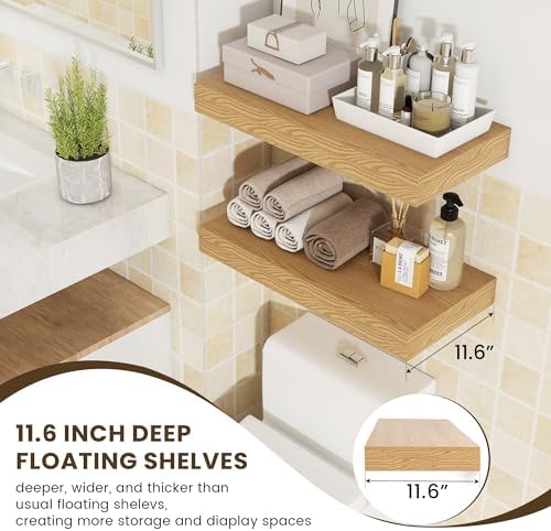 FLYJOE Deep Floating Shelves - Image 4