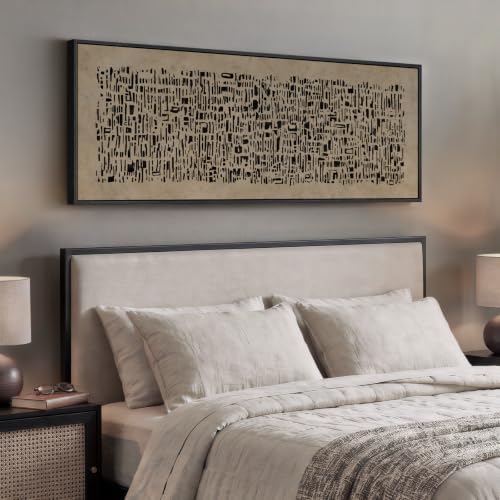 Large Framed Wabi Sabi Abstract Wall Art - Image 3