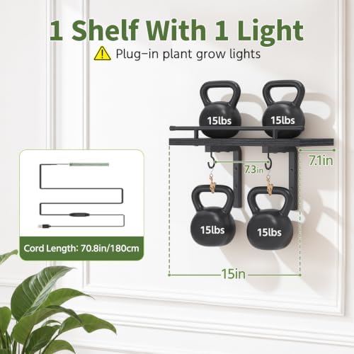 LASZOLA Wall Plant Shelves Floating Hanger Holder - Image 2
