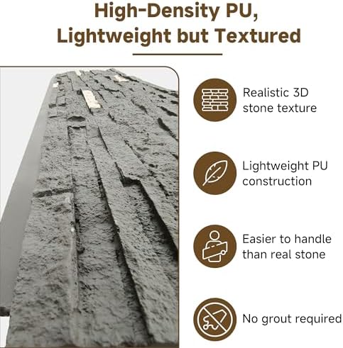 Faux Stone Wall Panels, 3D Artificial Rock Siding - Image 4
