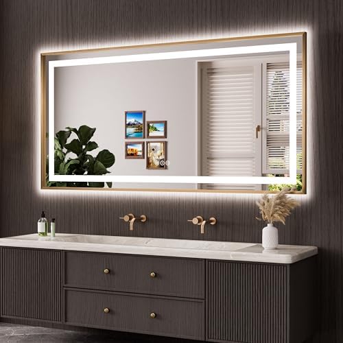 Amorho 72"X36" LED Bathroom Mirror by Amorho