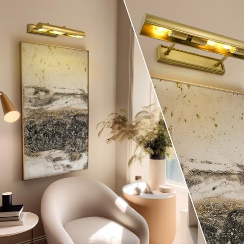 24in Modern Brass Picture Lights - Image 6