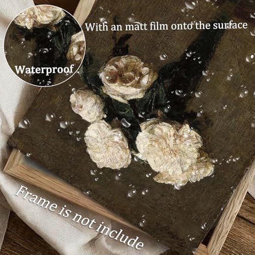 unrio Vintage Floral Wall Art Prints - Image 4
