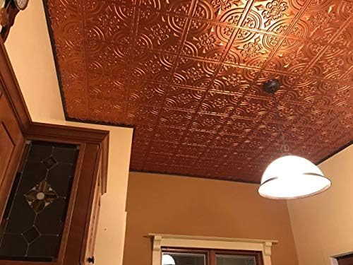 From Plain To Beautiful In Hours 205cr-24x24 Wrought Iron Ceiling Tile - Image 3