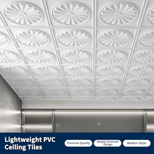 Art3dwallpanels Ceiling Tiles 12 Pack, 24 x 24 Inch - Image 4