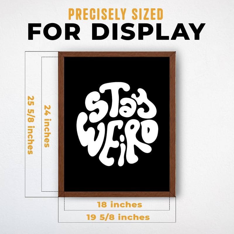 InkFlow Posters Stay Weird Canvas Poster - Image 3