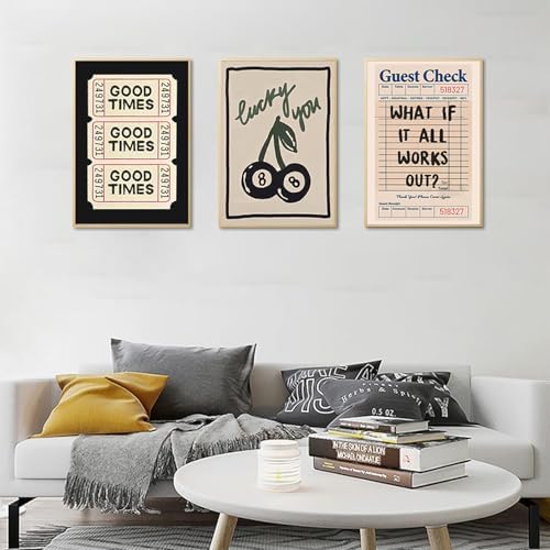 Dytila What If It All Works Out Quote Wall Art Set of 3 Unframed 12x16 In - Image 4