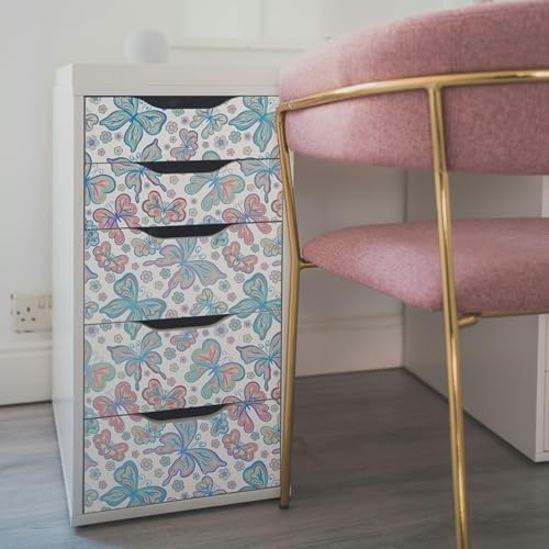 Main Street Peel and Stick Wallpaper Sheets, Bohemian Butterflies - Image 3