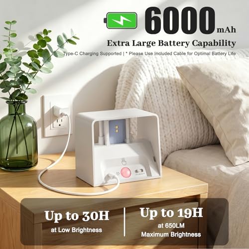 Rechargeable Motion Sensor Wall Sconces, Wireless Battery Powered Wall Lamp - Image 5
