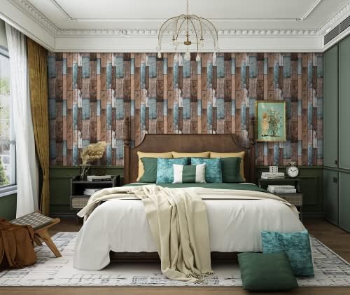 Heroad Brand 17.7”x197 Peel and Stick Wallpaper Backsplash Realistic Wood Panel - Image 5