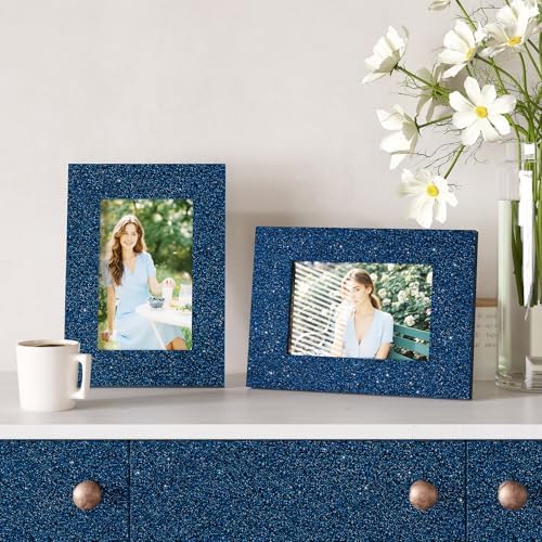 Black Blue Glitter Wallpaper Stick and Peel Sparkle Glitter Contact Paper - Image 6