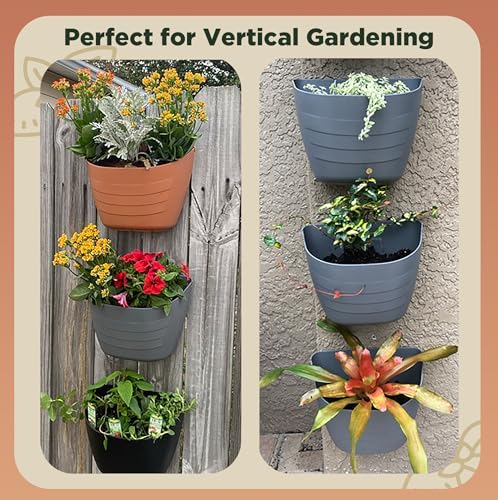 12 Inch Self-Watering Wall Planter - Image 4