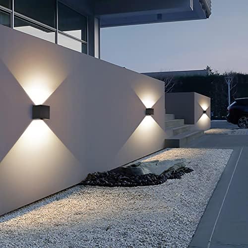 2 Pcs Outdoor Wall Lights Exterior/Interior G9 Wall Sconces Up and Down Lights - Image 2