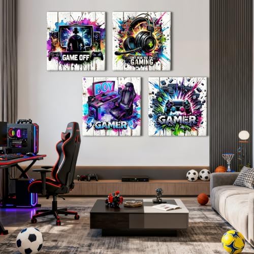 Graffiti Gaming Wall Decor Cool Gamer Room Decor - Image 2