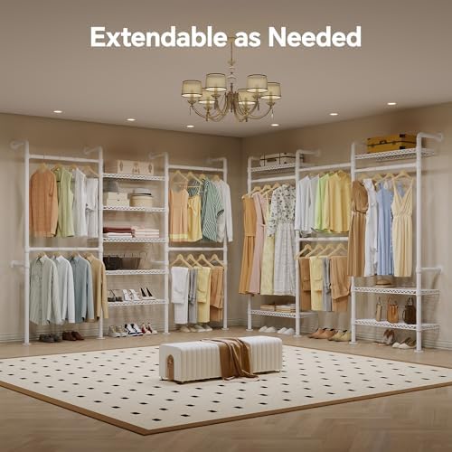 Higeego W3 Wall Mounted Clothes Rack, Industrial Pipe Clothing Rack - Image 3