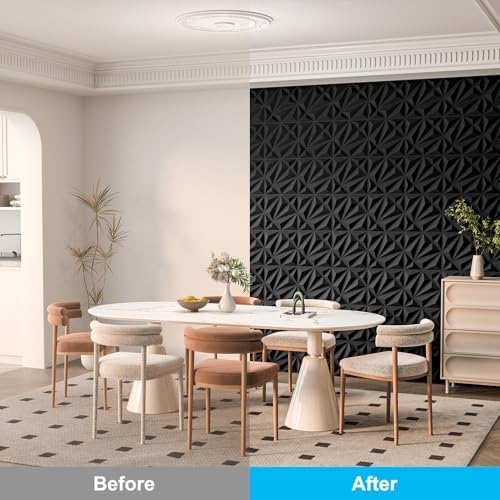 Art3d 33-Pack Accent 3D Textured Wall Panels, 11.8 x 11.8 in - Image 3