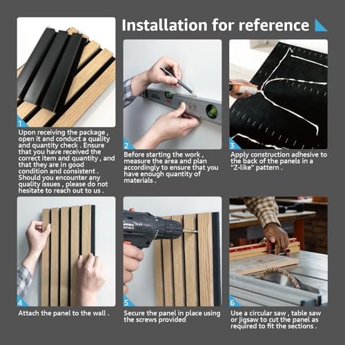 Art3dwallpanels Wood Slat Wall Panel, Smoky Wood, 2 Pack - Image 6