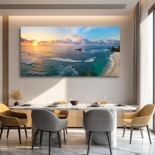 Yxbhhym Large Pictures for Living Room Wall Decor Bedroom Coastal Wall Art - Image 6