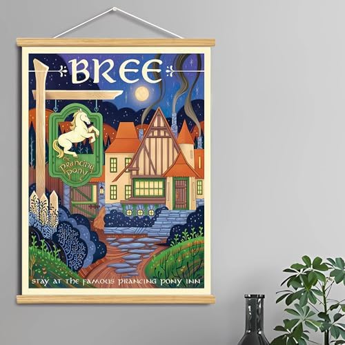 Middle Earth Landscape Wall Art Prints Canvas PaintingFantasy Posters, Wall - Image 2