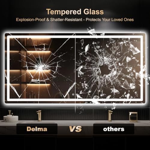 Delma 36x72 LED Bathroom Vanity Mirror - Image 5