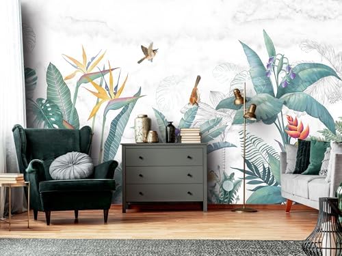 European Oil Painting, Birds murals Woodland Tree Peel and Stick self Adhesive - Image 4